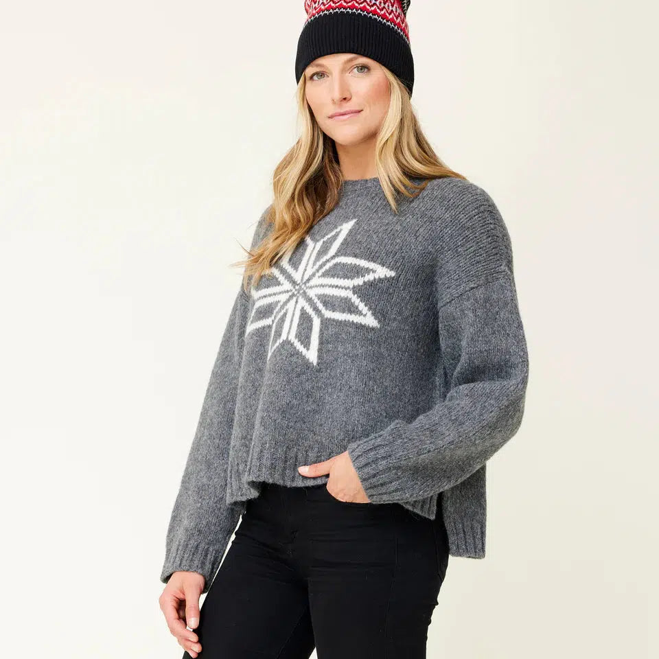 Krimson Klover Snowflake Pullover | Charcoal