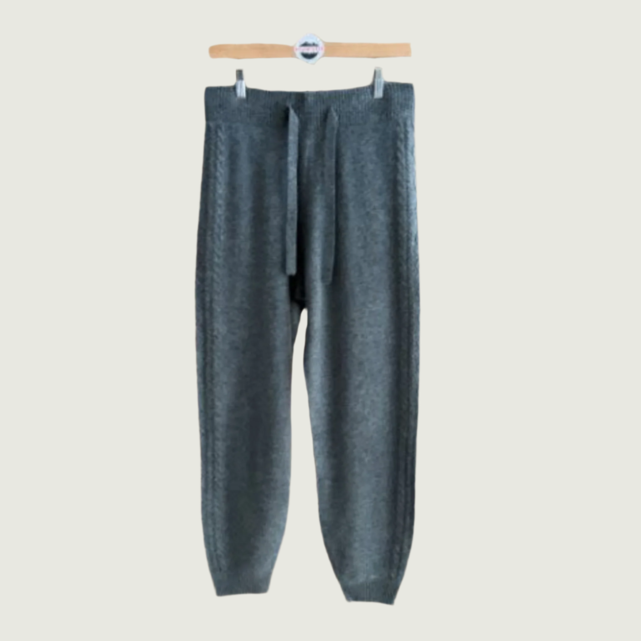 Krimson Klover Chalet Cashmere Blend Jogger Mid Grey