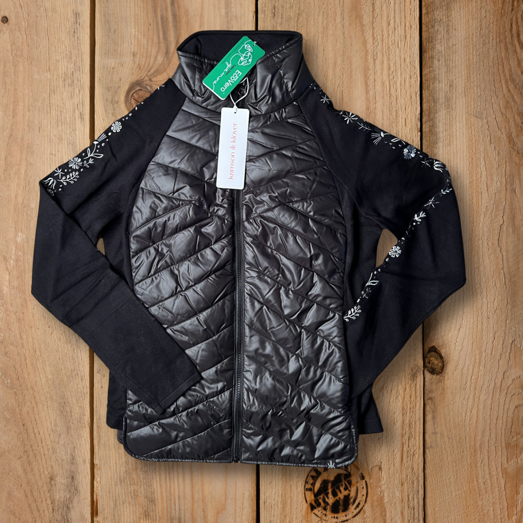 Krimson Klover Switchback Jacket Black Floral