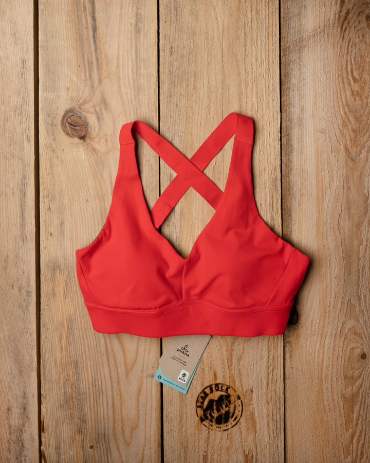 Prana W's Layna Bra Carmine Red