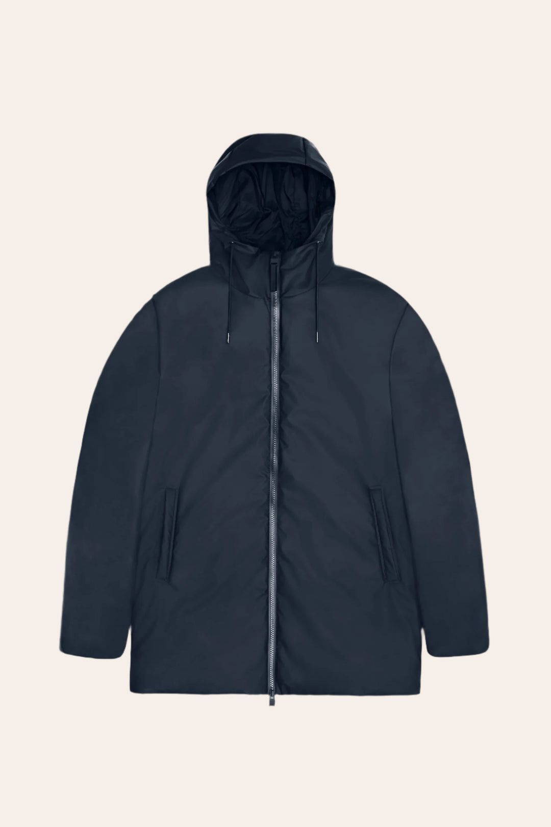 Rains Lohja Long Insulated Jacket Navy