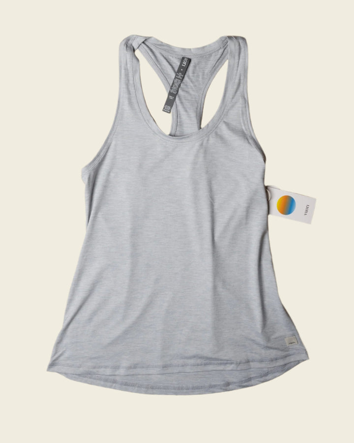 Vuori Women's Lux Performance Tank Platinum Heather