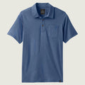 Prana M's Polo |Denim Heather