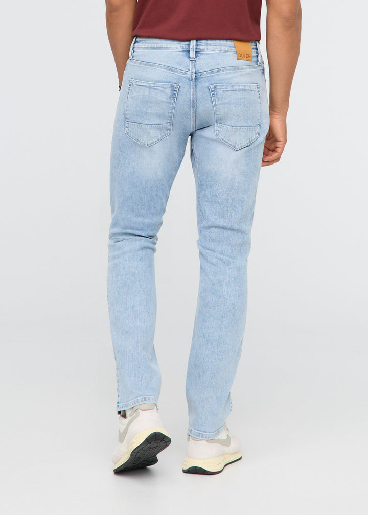 Duer Men's Performance Denim Relaxed Taper Jeans in Desert Stone Blue