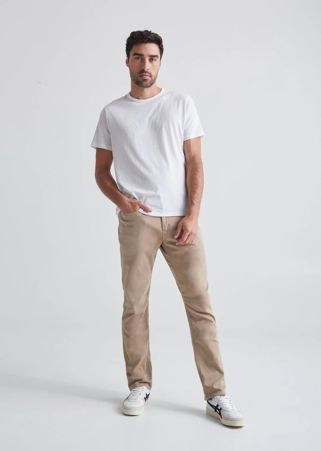 DUER Men's No Sweat Relaxed Taper Pant - Desert Khaki