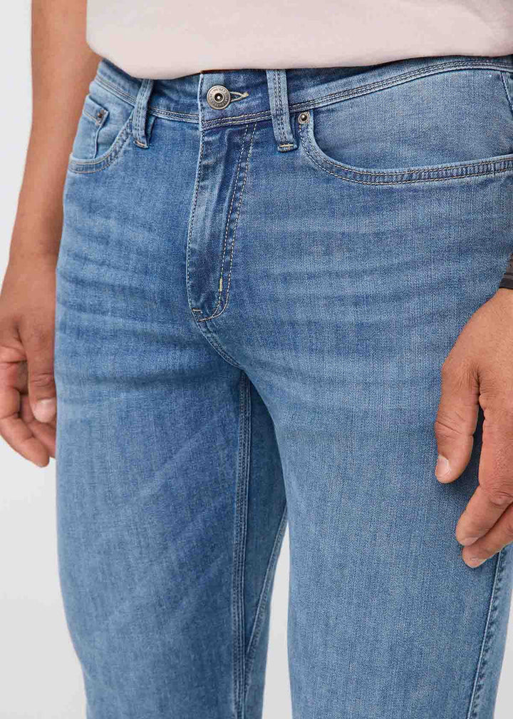 Duer Performance Denim Lite Slim Straight | Slate Indigo