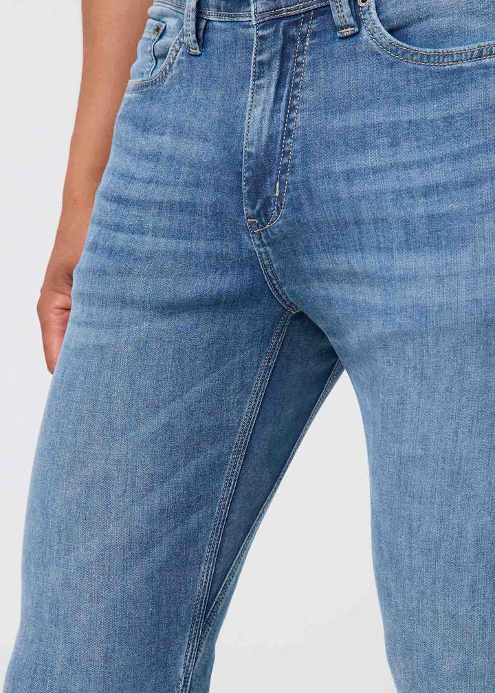 Duer Performance Denim Lite Slim Straight | Slate Indigo