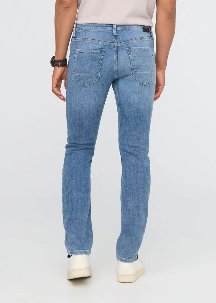 Duer Performance Denim Lite Slim Straight | Slate Indigo