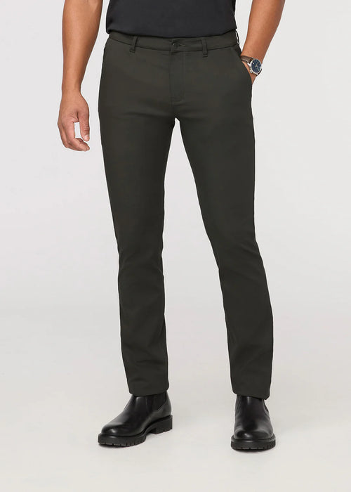 Duer NuStretch Relaxed Taper Trouser | Evergreen