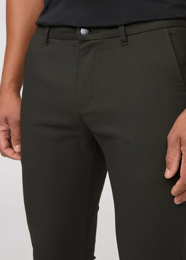 Duer NuStretch Relaxed Taper Trouser | Evergreen