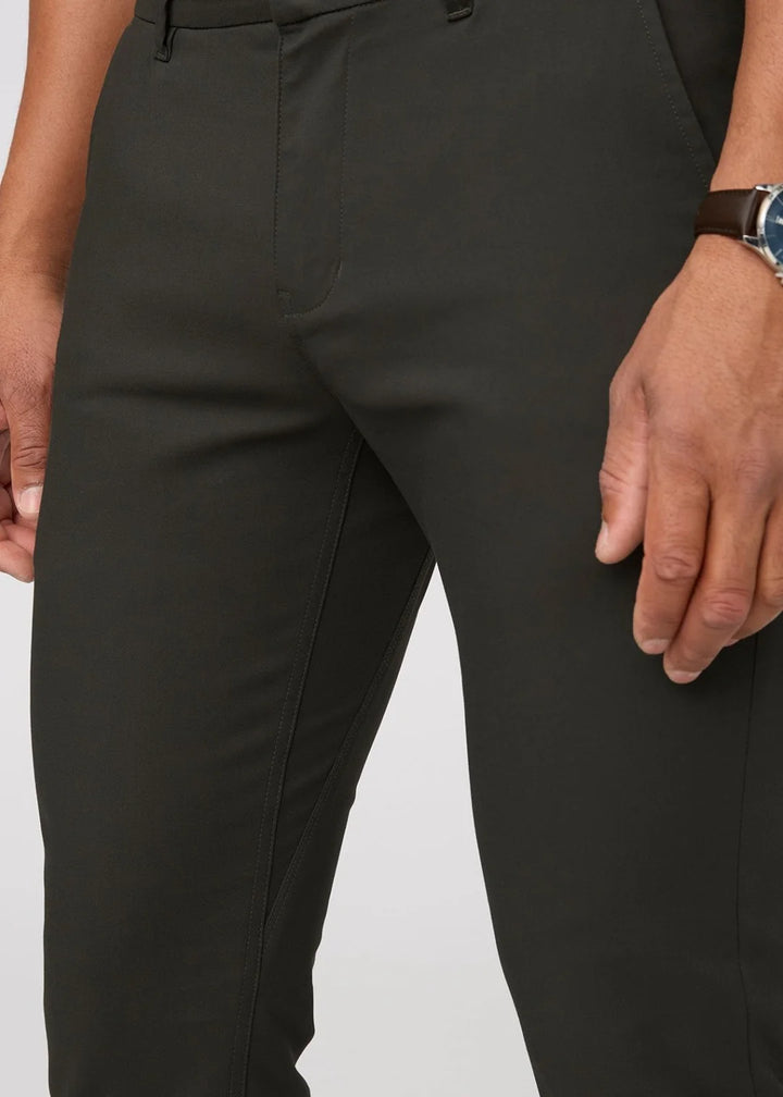 Duer NuStretch Relaxed Taper Trouser | Evergreen