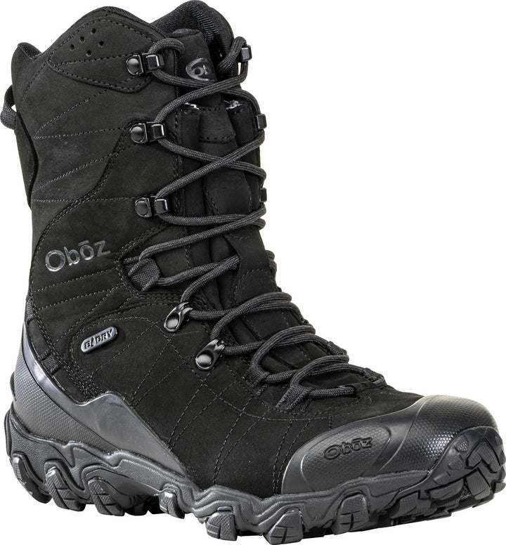 Oboz Men's Bridger 10" Insulated Waterproof Boot - Black Sea