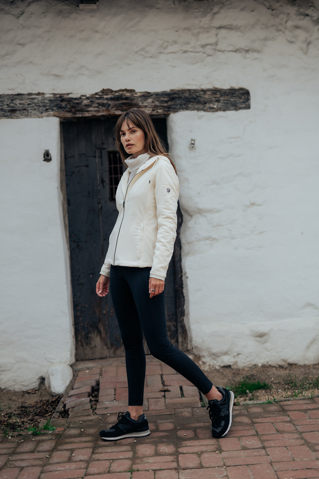 Kuhl Women's Aero Fleece Hoody Ivory 