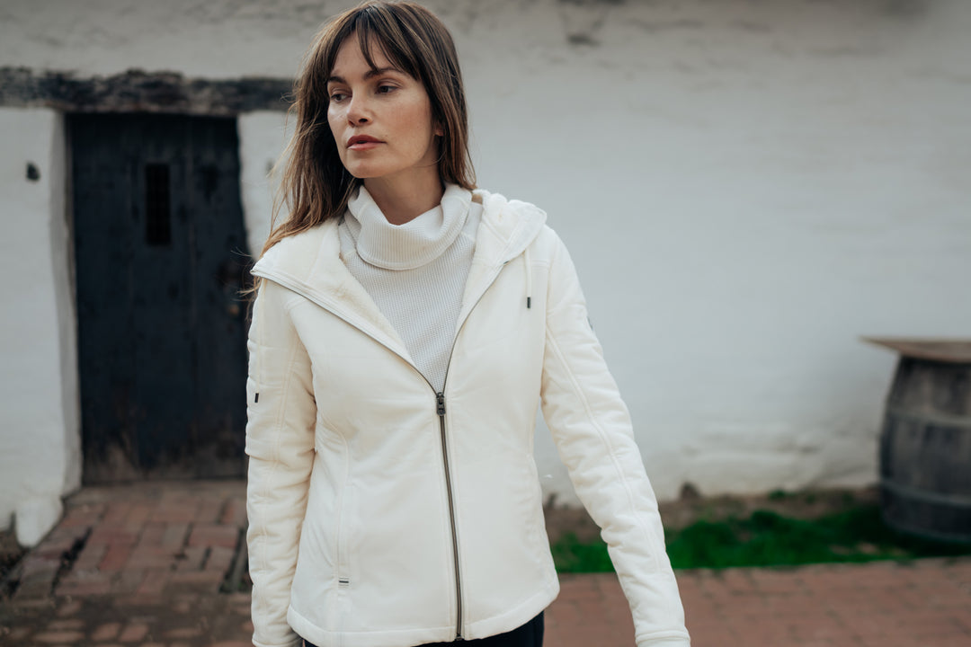 Kuhl Women's Aero Fleece Hoody Ivory 