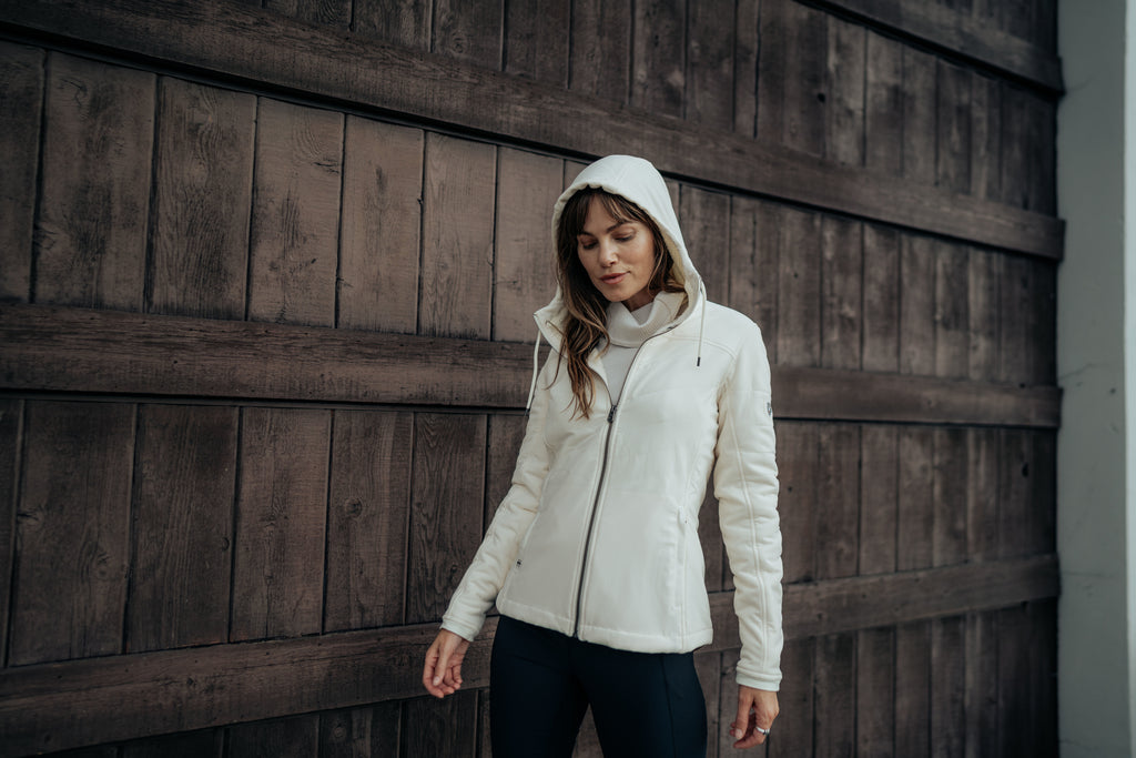 Kuhl Women's Aero Fleece Hoody Ivory 