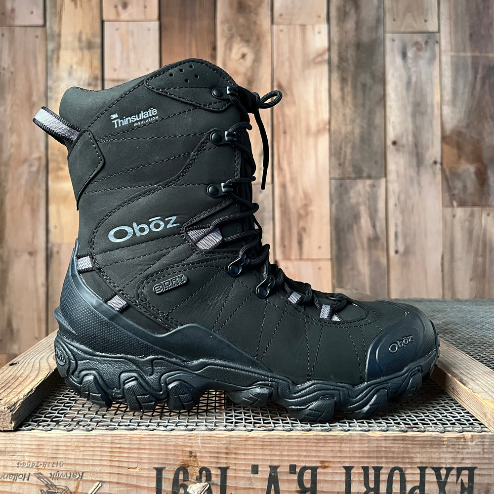Oboz M's Bridger 10" Insulated B-Dry Waterproof Boot Midnight