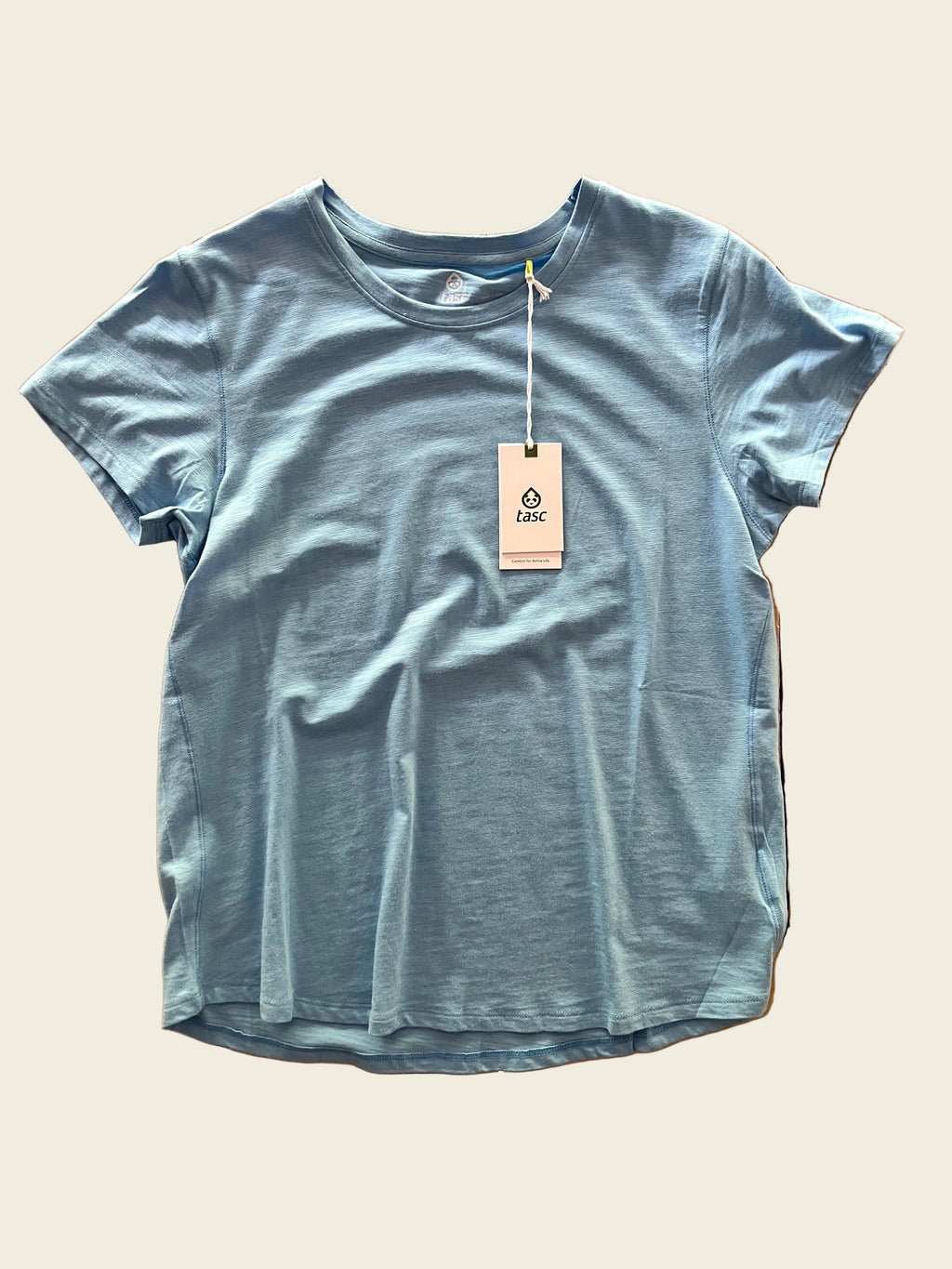 Tasc Nola Fitness T | Coastline Blue