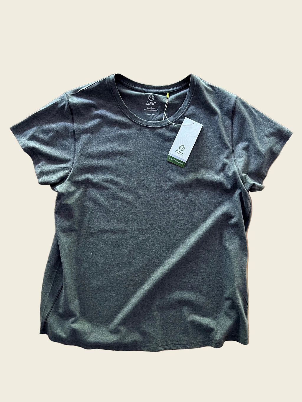 Tasc Nola Fitness T | Heather Black