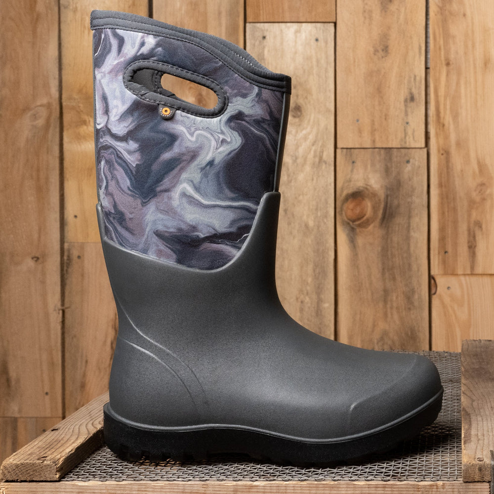 Bogs Women's Neo-Classic Oil Twist Gray Multi