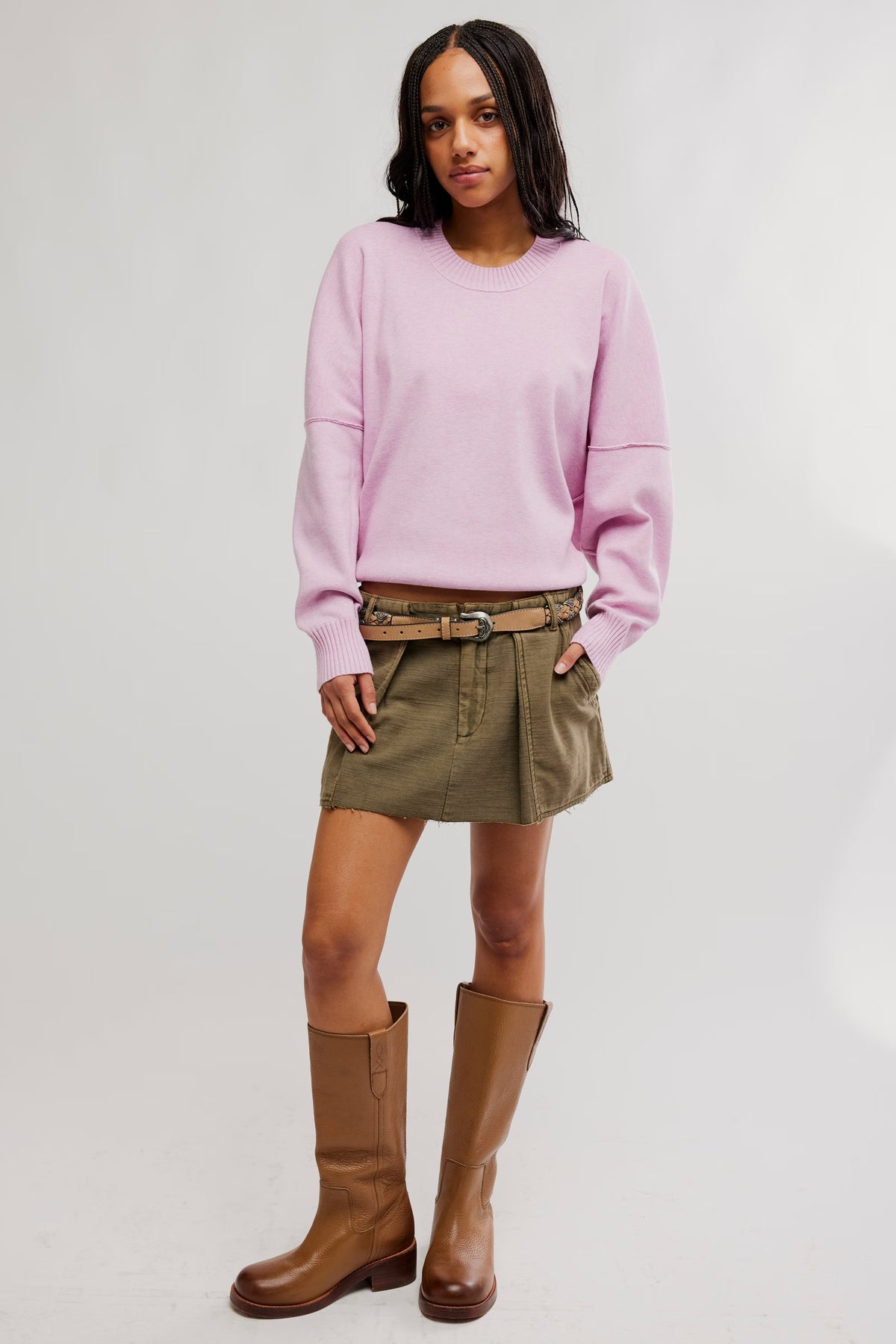 Alma Pullover in Fragrant Lilac