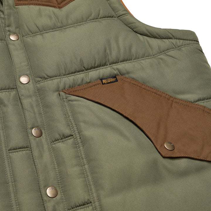 Howler Brothers Rounder Vest | Oregano / Cocoa