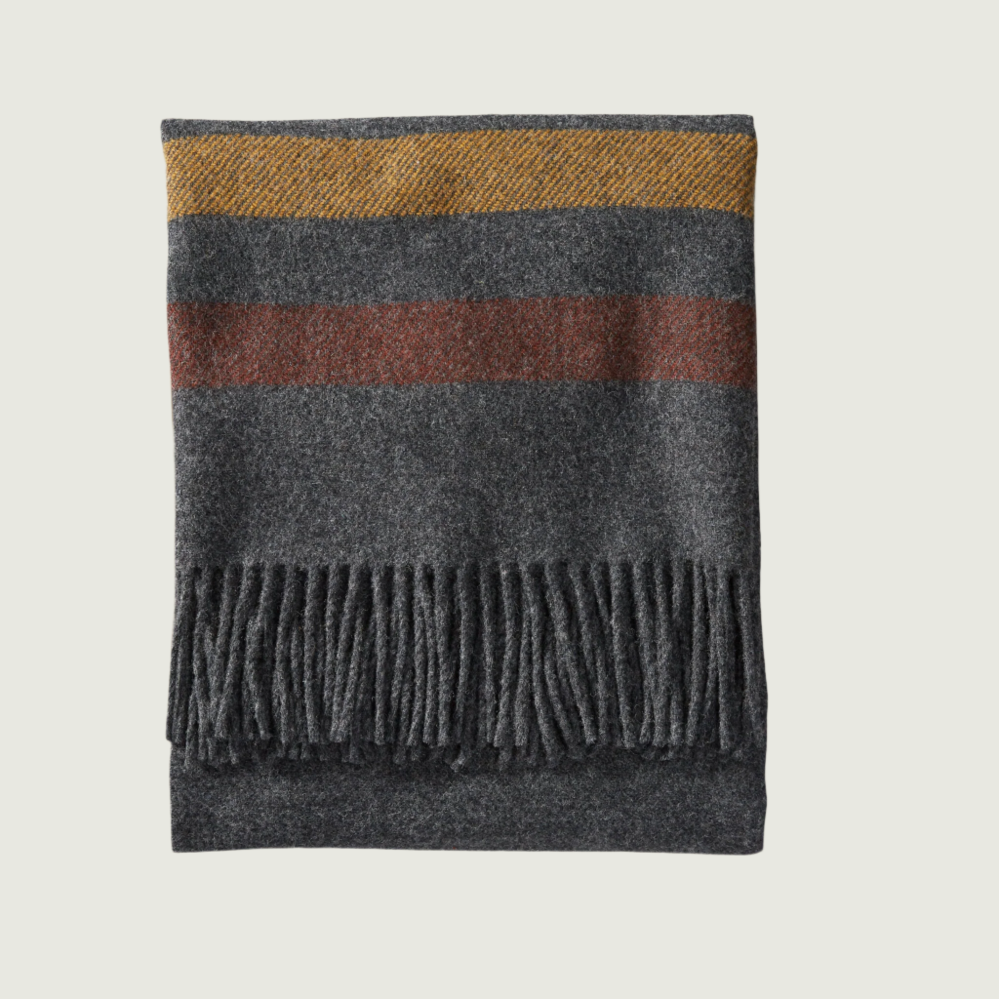 Pendleton Eco-Wise Wool Throw Oxford Stripe