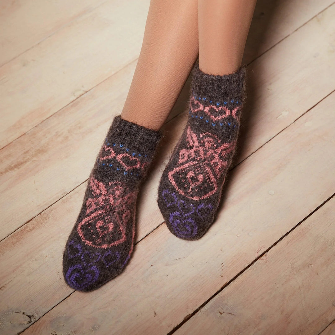 Women's Angel Love Thick Merino Wool Low-Cut Socks