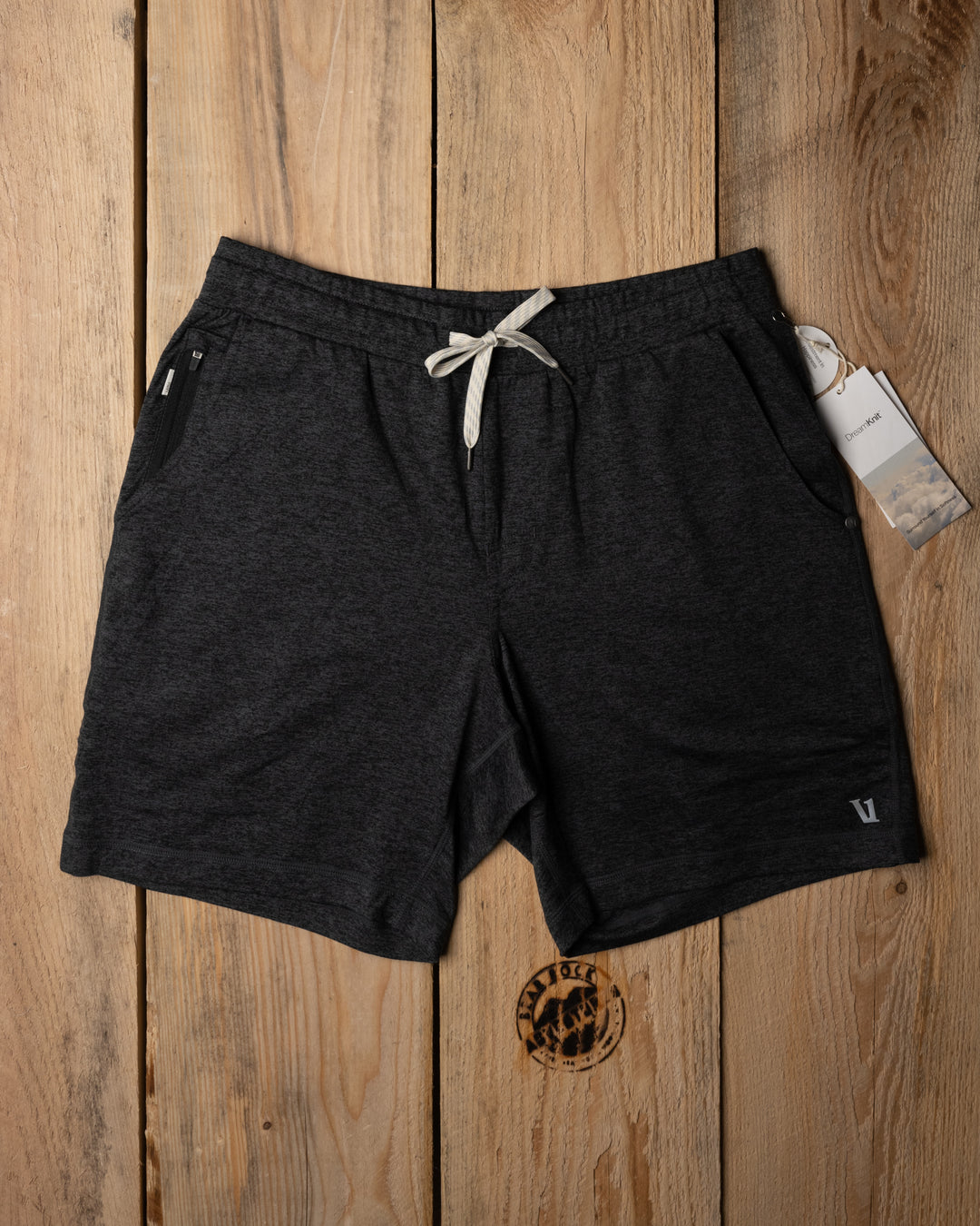 Vuori Men's Ponto Short Charcoal Heather