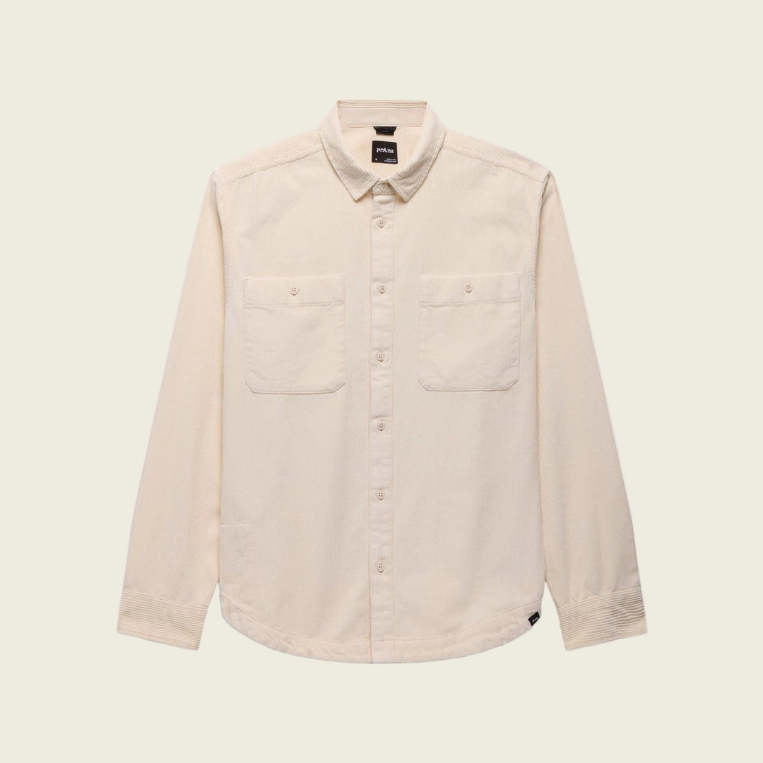 Beige shirt on a white background