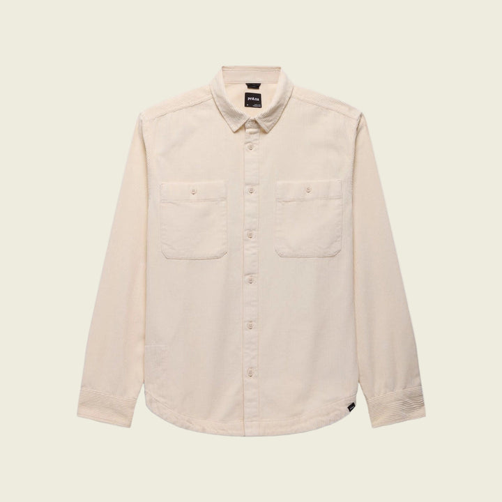 Beige shirt on a white background