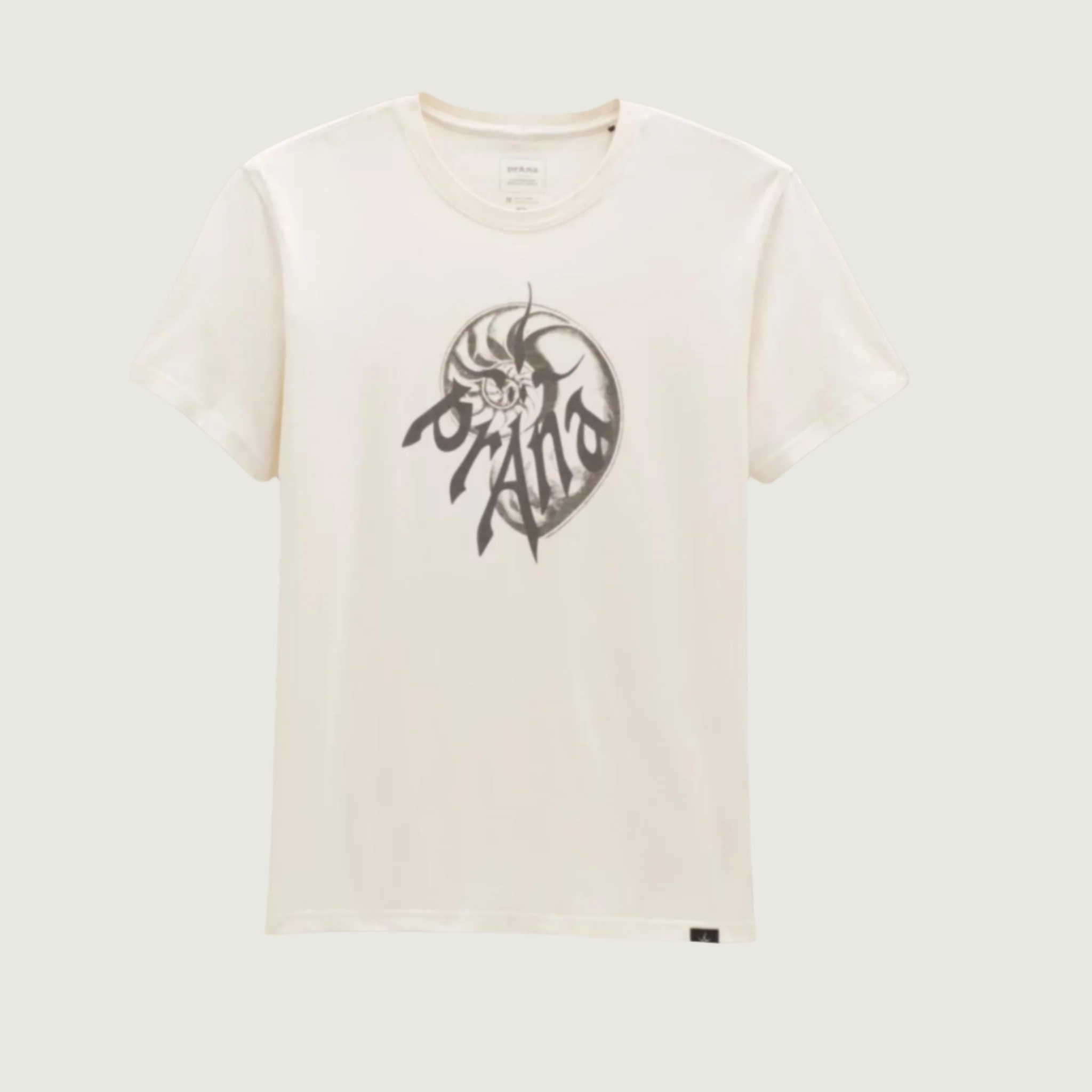 Prana Heritage Graphic SS Tee Chalk