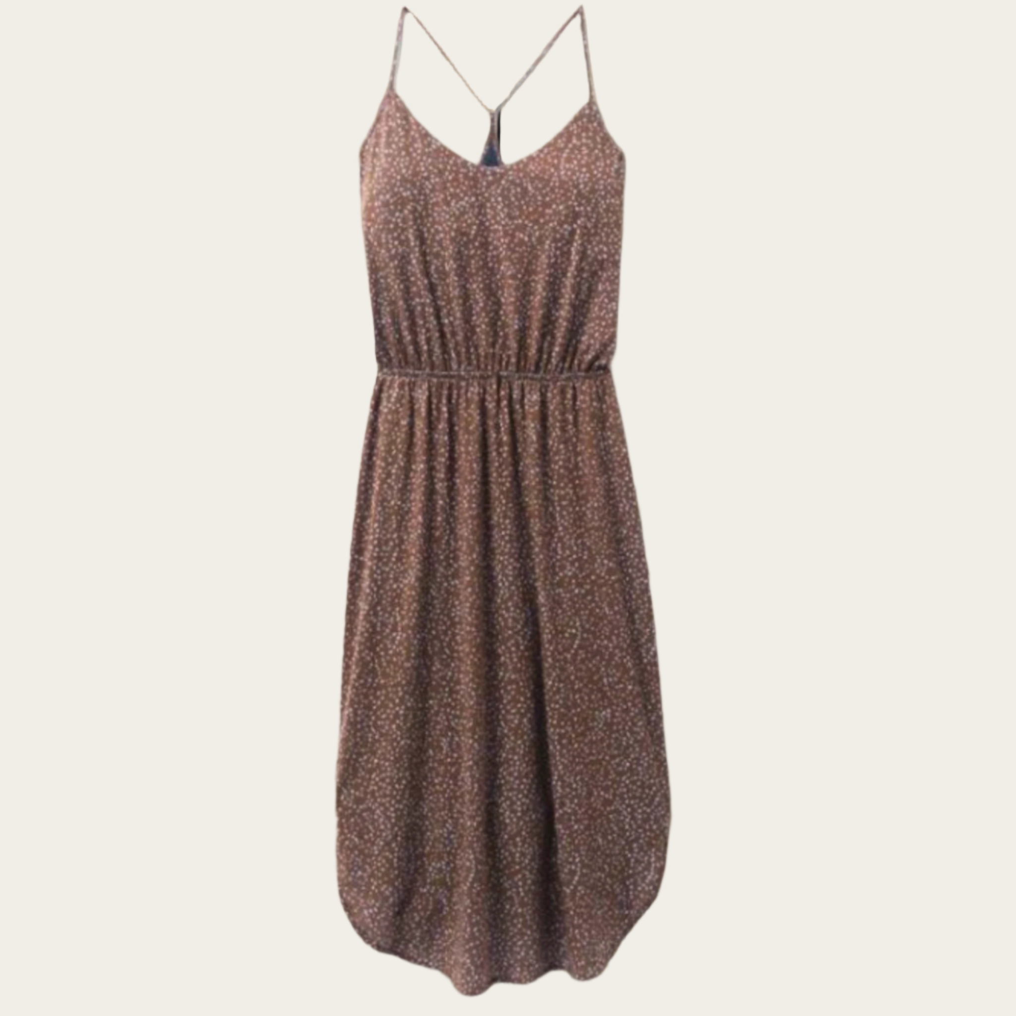 Prana W's Ayla Dress Cocoa Alotta Dots