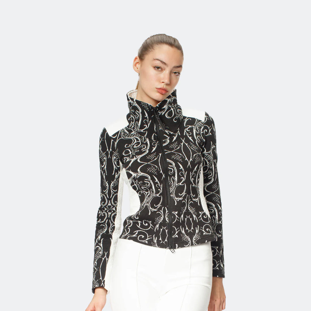 Tonia Debellis Ruby Jacket | Damask Black Ivory