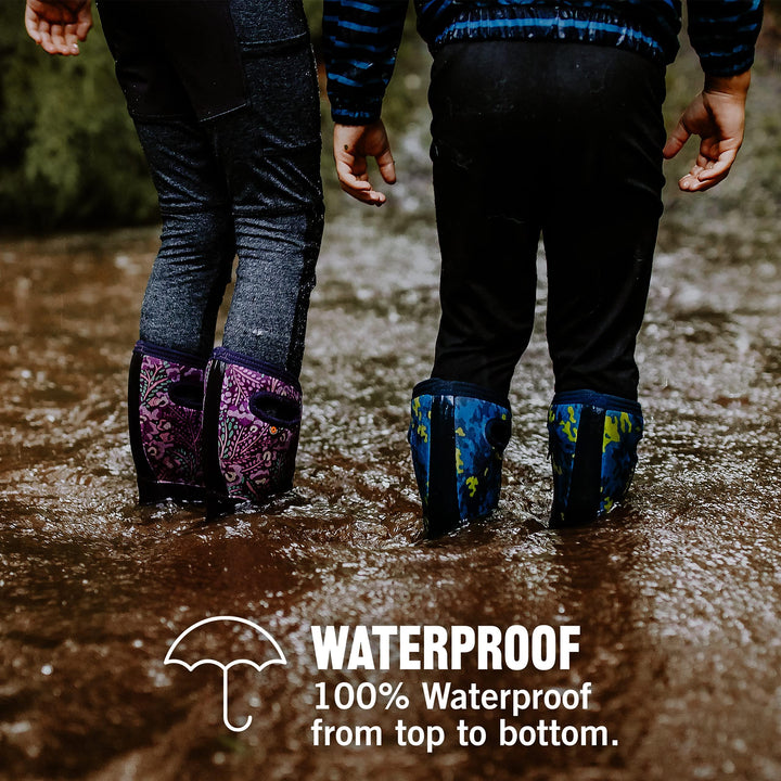 Bogs Kids York Camo Blue Multi
