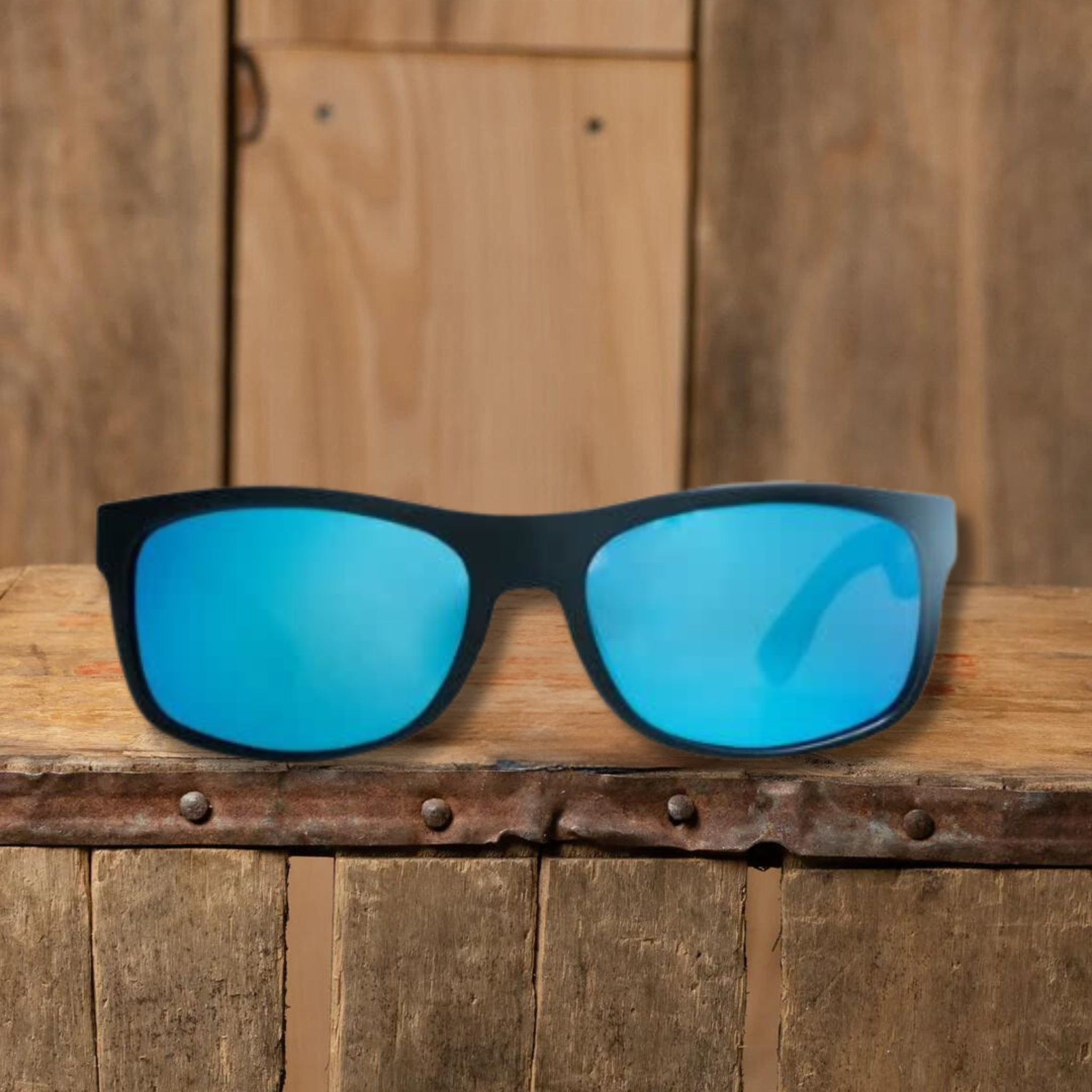 Rheos Anhingas Sunglasses Gunmetal Marine