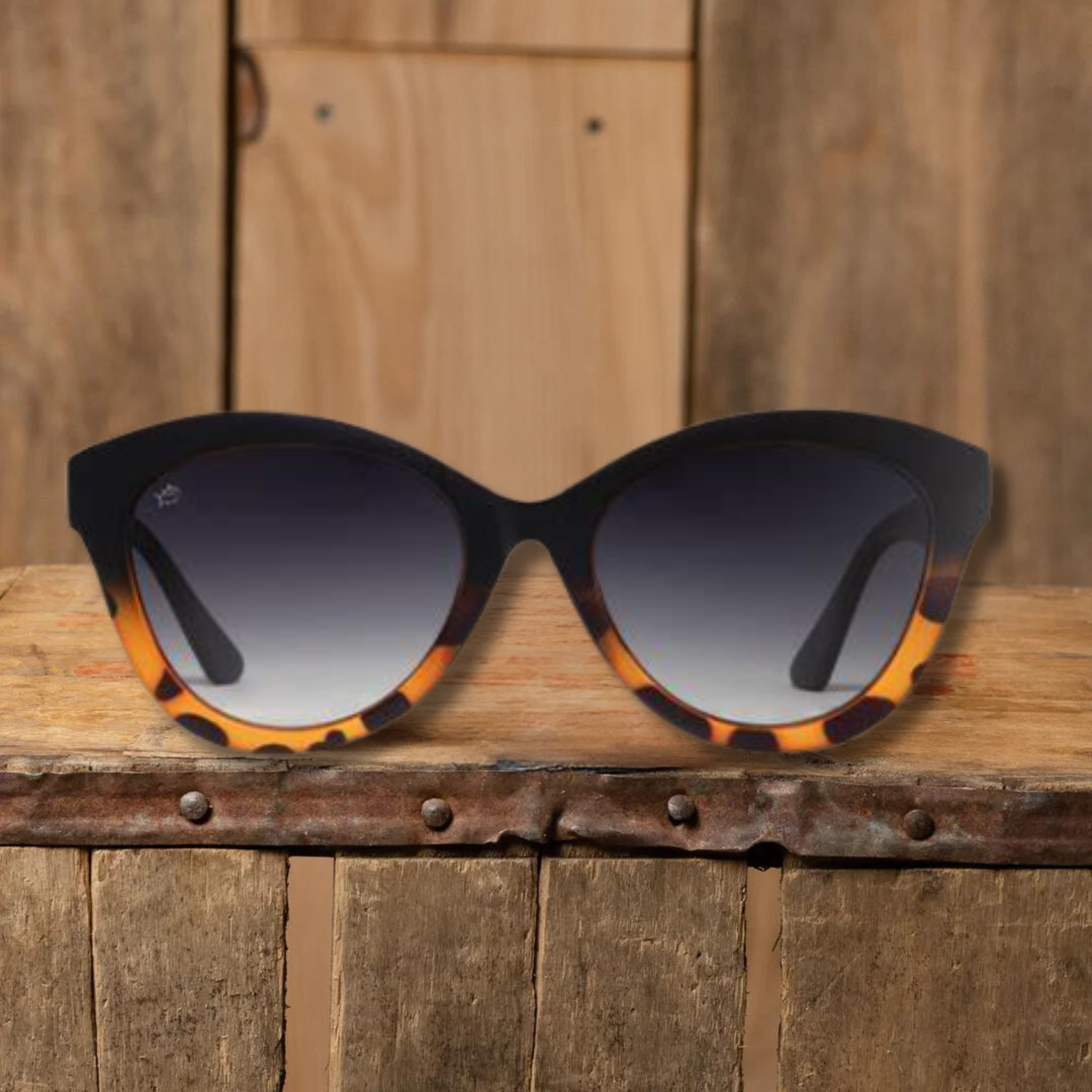 Rheos ST Faris Gunmetal Tortoise Gradient Gunmetal