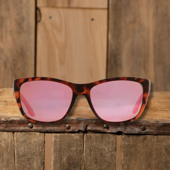 Rheos Sapelos Tortoise Rose Sunglasses