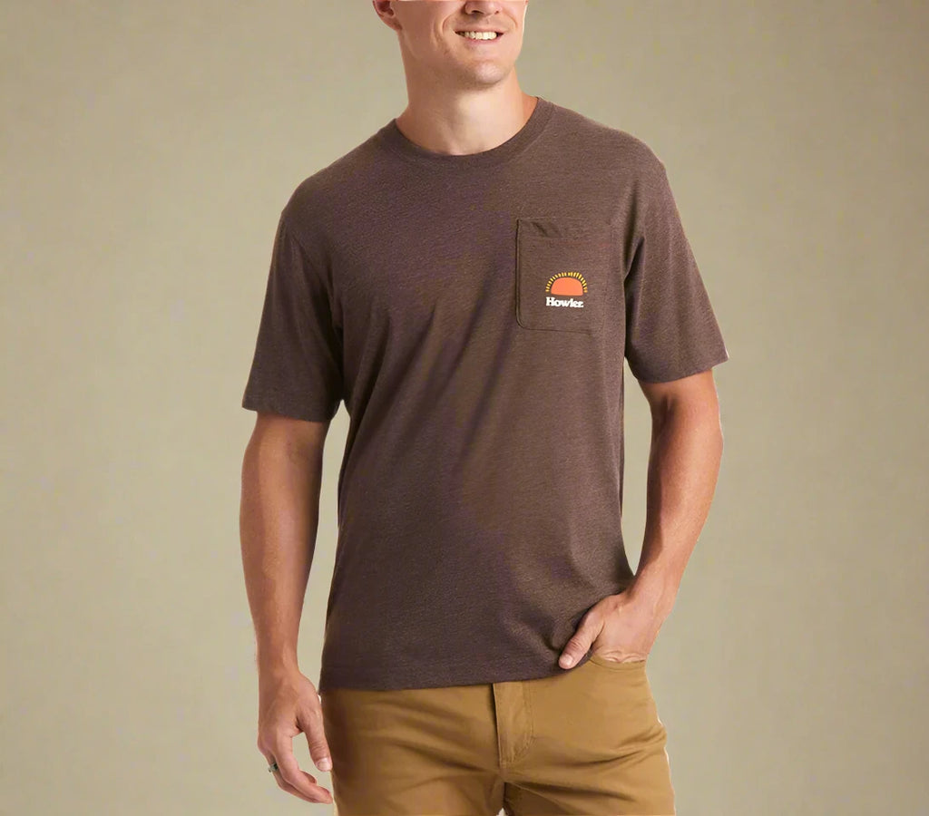 Abstract Savannah Select Pocket T | Espresso Heather 