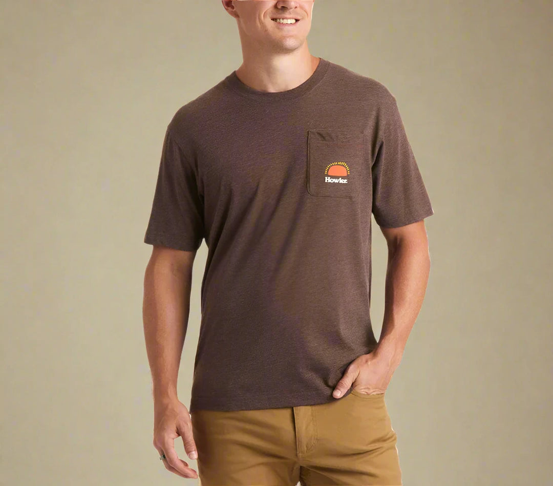 Abstract Savannah Select Pocket T | Espresso Heather 