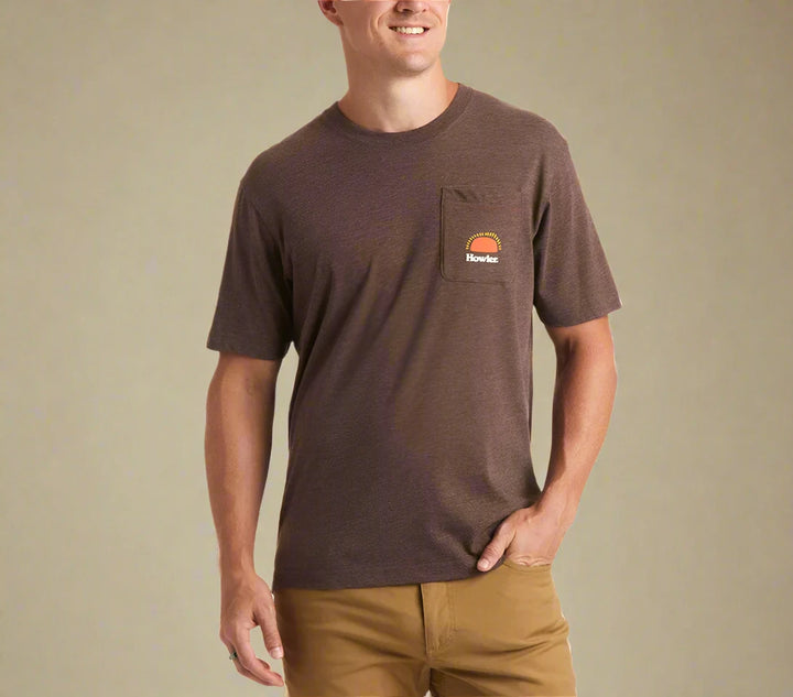 Abstract Savannah Select Pocket T | Espresso Heather 