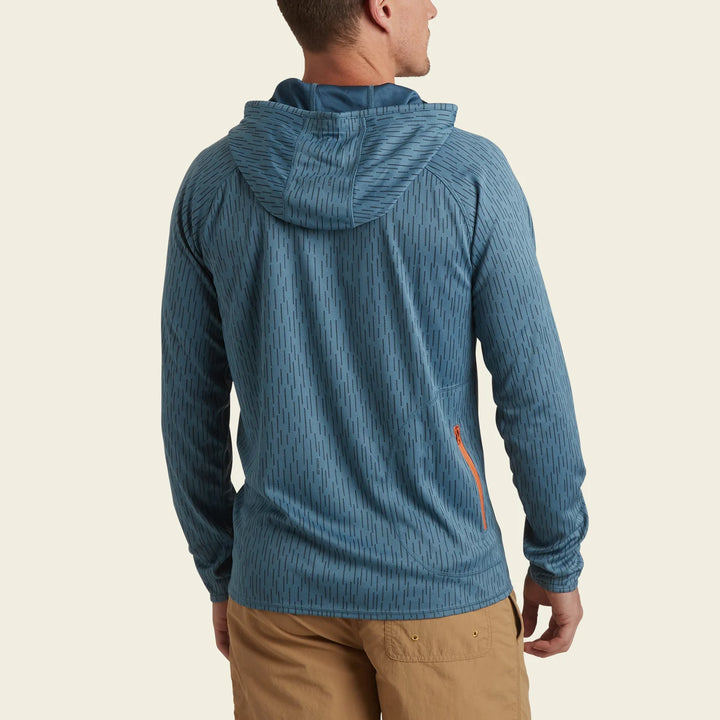 Holwer Brothers Loggerhead Hoodie | Deluge Camo Pacific Blue