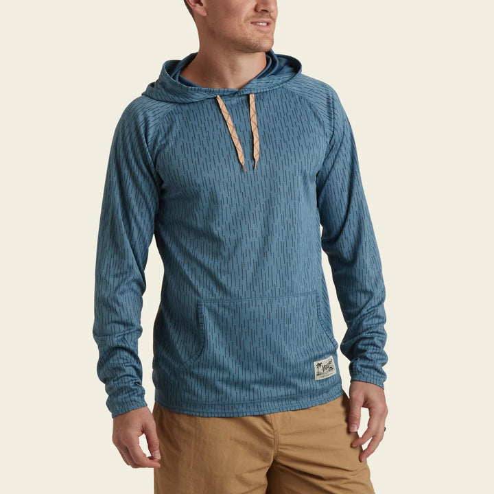 Holwer Brothers Loggerhead Hoodie | Deluge Camo Pacific Blue