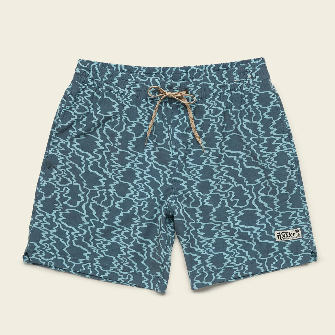 Howler Brothers Deep Set Boardshorts |Ocean Motion Shimmer