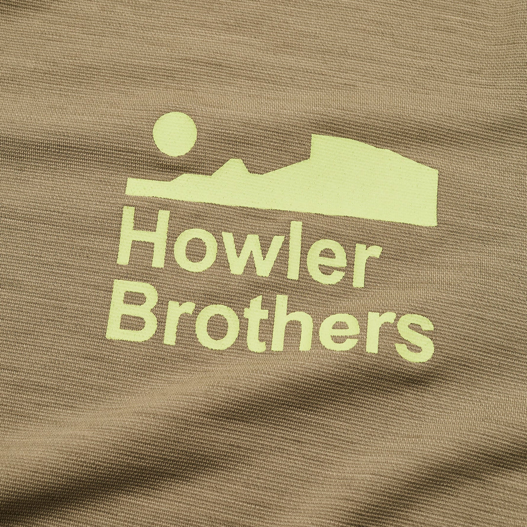 Howler Brothers HB Tech T Longsleeve | Faded Olive