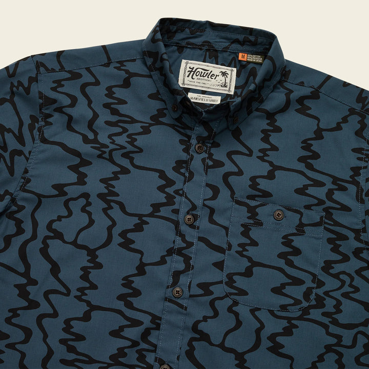 Howler Brothers Mansfield Shirt | Motion Ocean Oil Slick