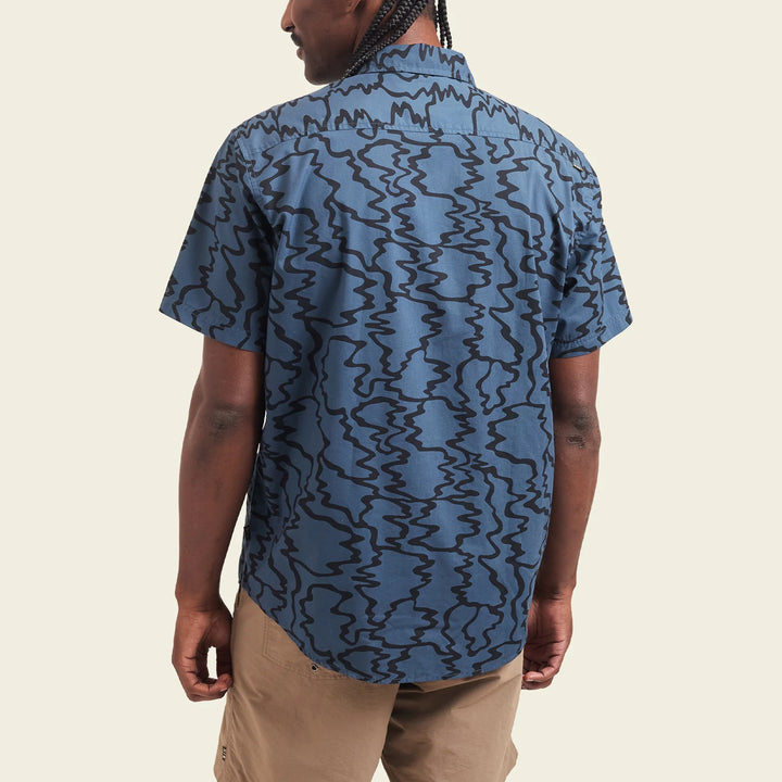 Howler Brothers Mansfield Shirt | Motion Ocean Oil Slick