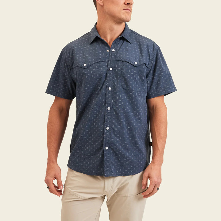 Howler Brothers Open Country Tech Shirt | Little Puddles Nightfall