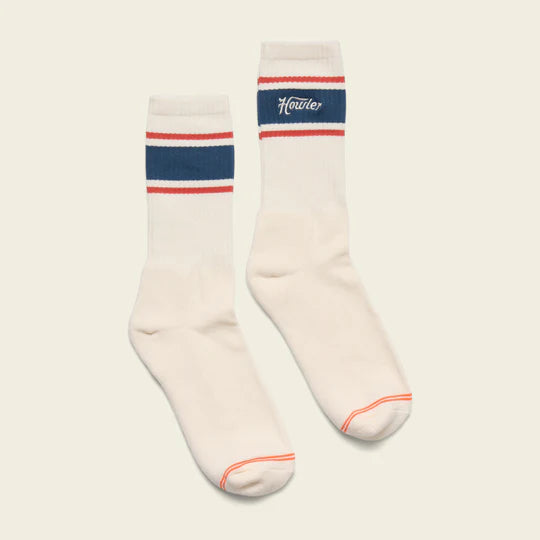 Howler Brothers Howler Script Socks | White