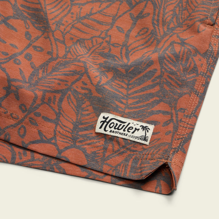 Howler Brothers Deep Set Boardshorts 17" | Leafy Lithographs : Adobe