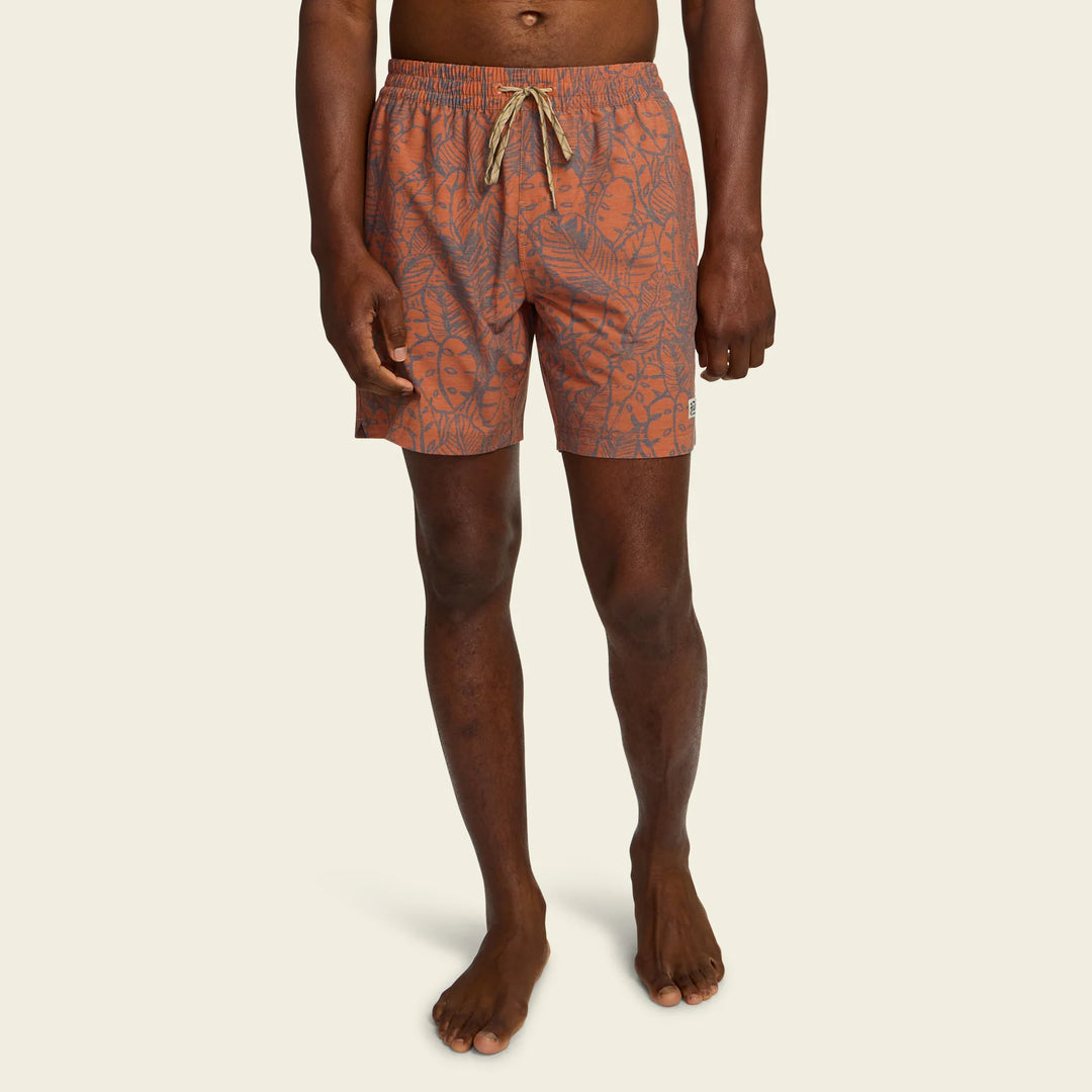Howler Brothers Deep Set Boardshorts 17" | Leafy Lithographs : Adobe